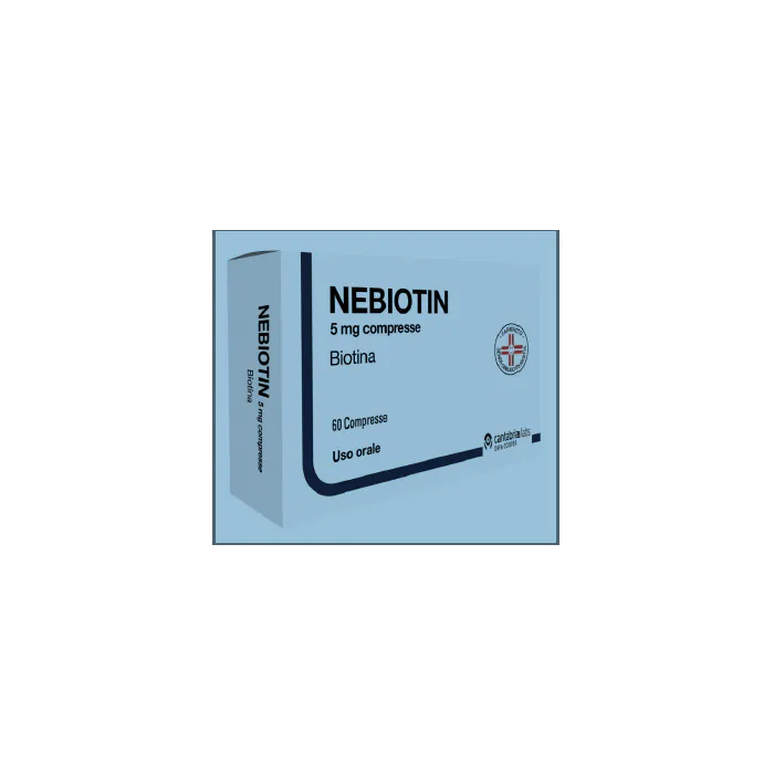 Nebiotin 5 mg compresse biotina Nebiotin 5 mg compresse biotina