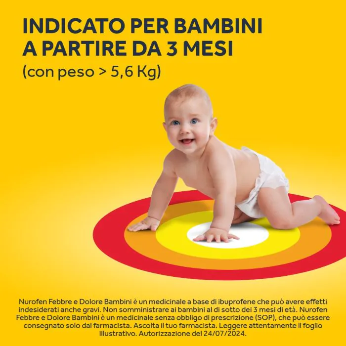 Nurofen f&d fragola 100mg/5ml