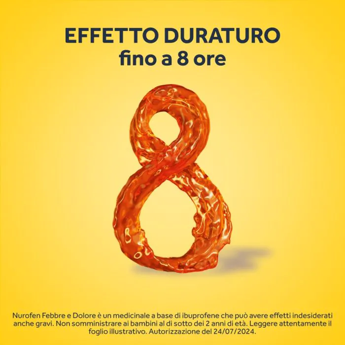 Nurofen Febbre e Dolore Bambini 200 mg/5 ml Ibuprofene Sospensione Orale Fragola 100 ml