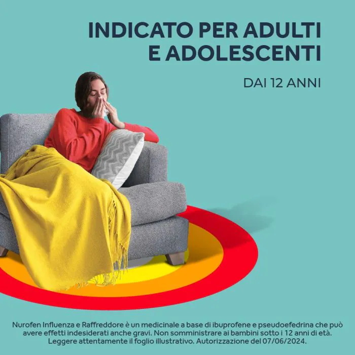 Nurofen Influenza e Raffreddore 200 mg + 30 mg 12 Compresse Rivestite