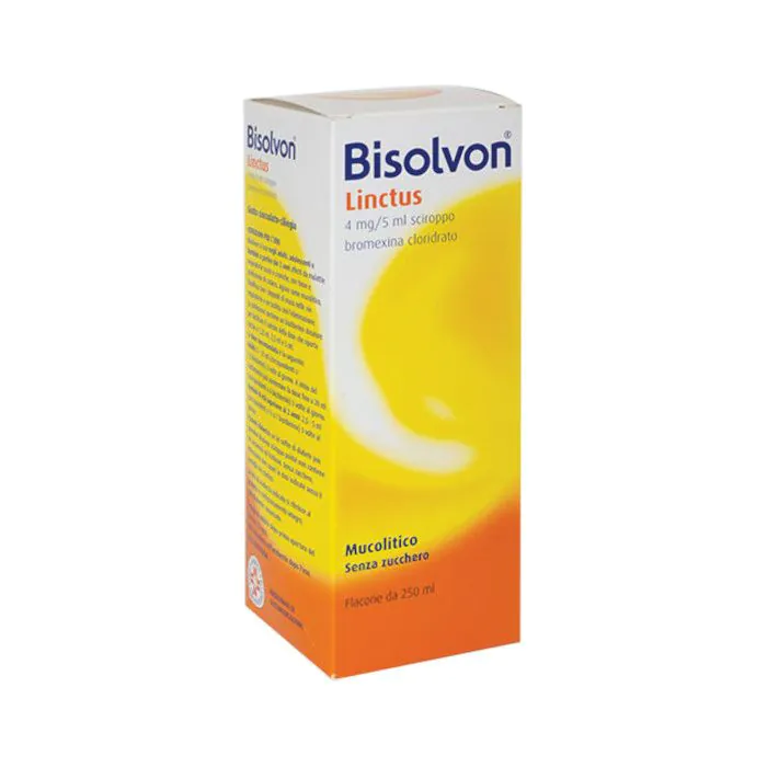 Bisolvon linctus 4 mg/5 ml sciroppo - gusto cioccolato-ciliegia bromexina cloridrato Bisolvon linctus 4 mg/5 ml sciroppo - gusto cioccolato-ciliegia bromexina cloridrato