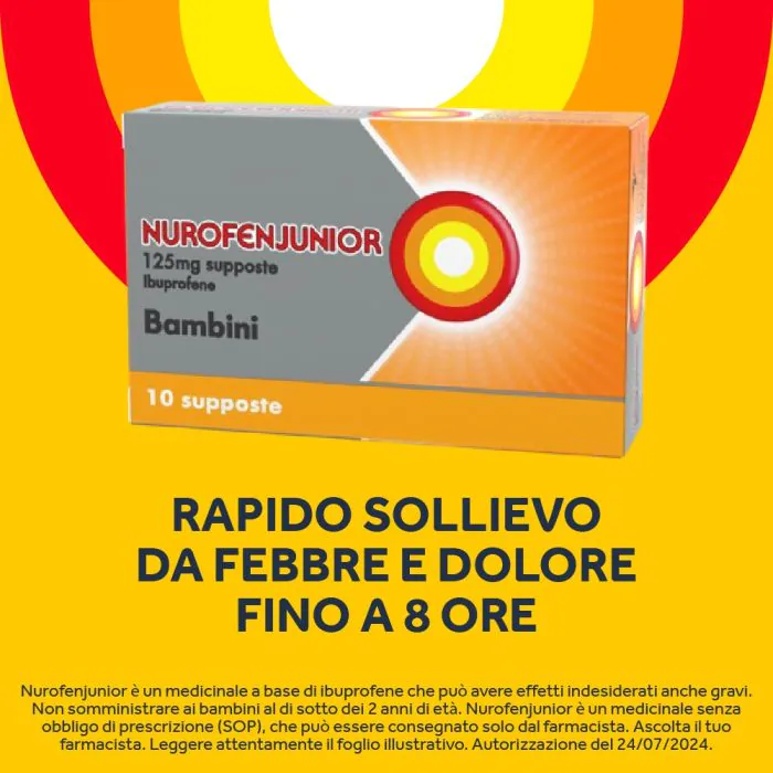 Nurofenjunior 10 Supposte 125mg