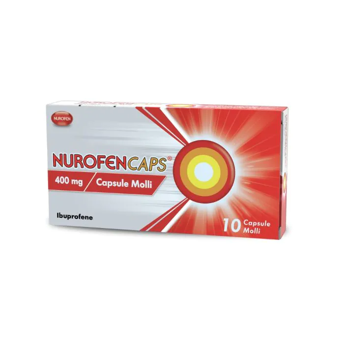 Nurofencaps 400 mg Ibuprofene 10 Capsule Molli