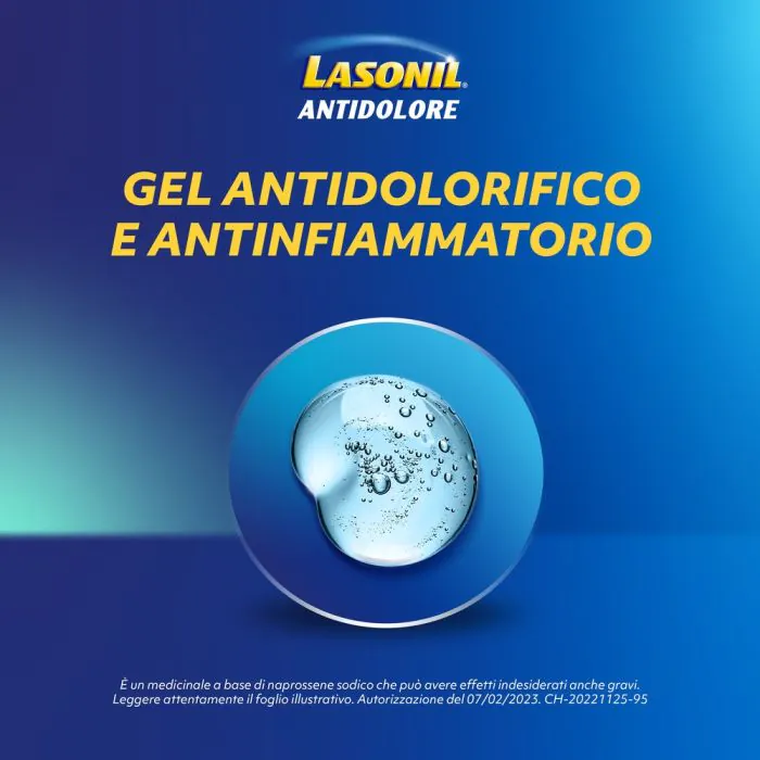 Lasonil Antidolore Gel Antinfiammatorio Dolori Muscolari 120g