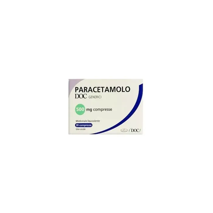 Paracetamolo Doc Generici 30 Compresse 500mg