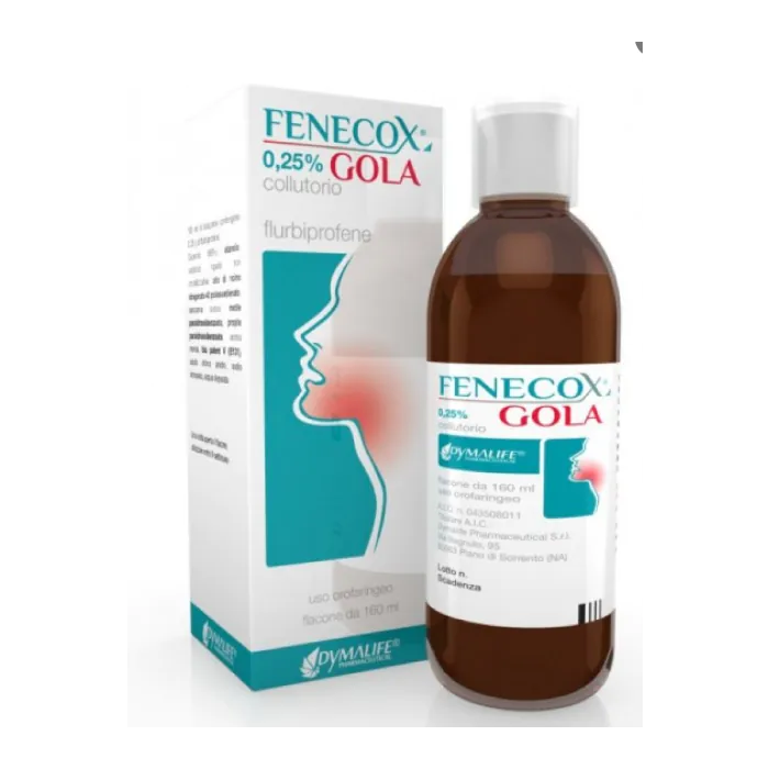 Fenecox collutorio 0,25% 160ml Fenecox collutorio 0,25% 160ml