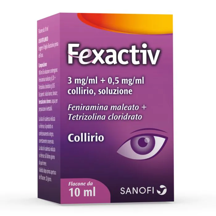 Fexactiv collirio 1 flacone 10ml Fexactiv collirio 1 flacone 10ml