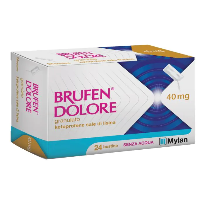 Brufen Dolore 40 mg Granulato Soluzione Orale 24 Bustine