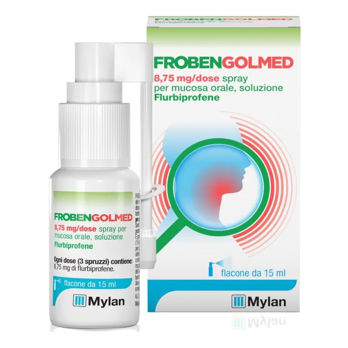 FrobenGolMed 8,75 mg/dose Spray Per Mucosa Orale 15 ml FrobenGolMed 8,75 mg/dose Spray Per Mucosa Orale 15 ml