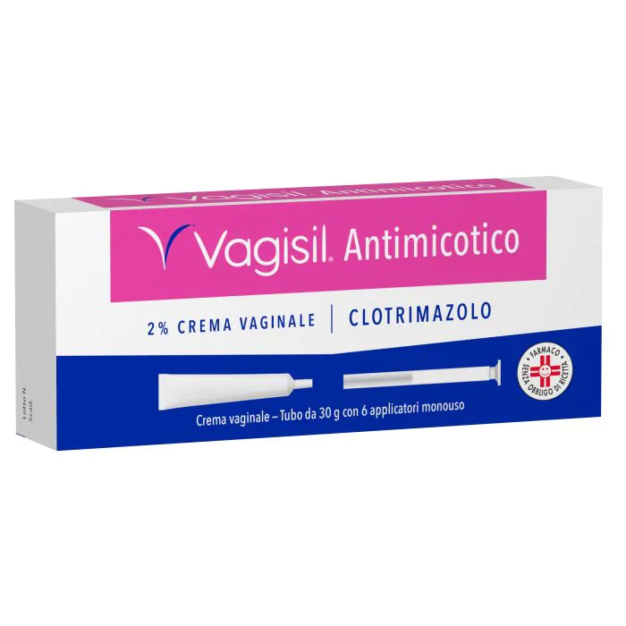 Vagisil 2% Crema Vaginale Clotrimazolo 30g 6 Applicatori Monouso Vagisil 2% Crema Vaginale Clotrimazolo 30g 6 Applicatori Monouso