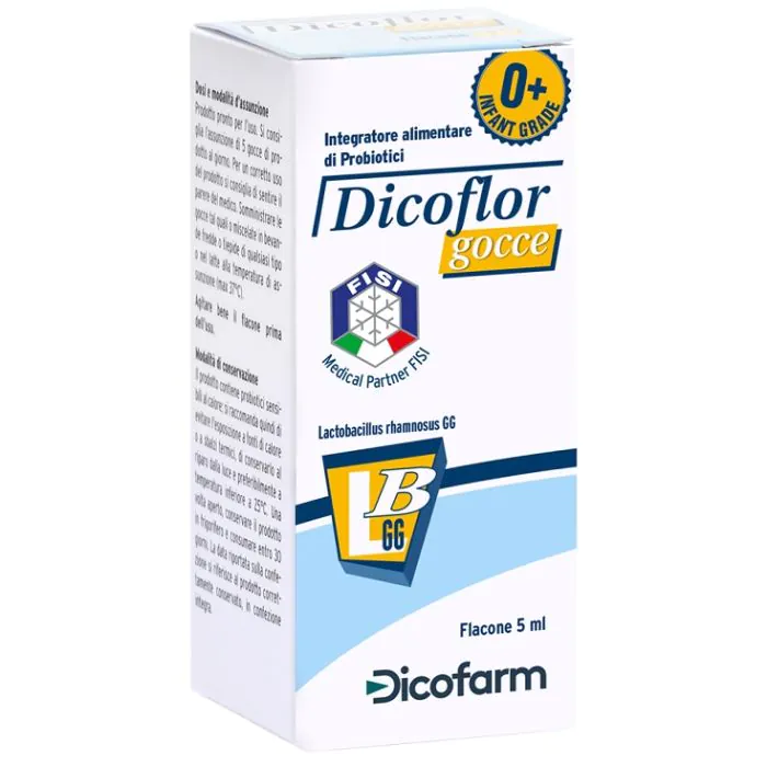 Dicoflor Gocce Integratore Fermenti Lattici 5 ml Dicoflor Gocce Integratore Fermenti Lattici 5 ml