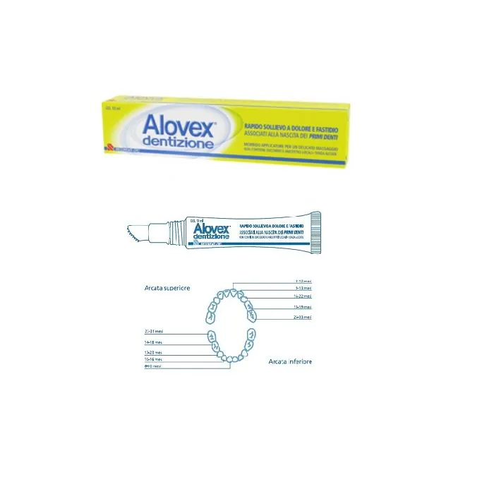 Alovex dentizione gel 10ml Alovex dentizione gel 10ml