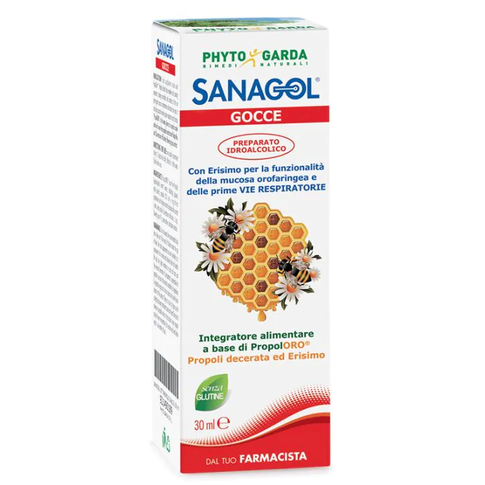 Sanagol Gocce Propoli C/alc.30ml Sanagol Gocce Propoli C/alc.30ml
