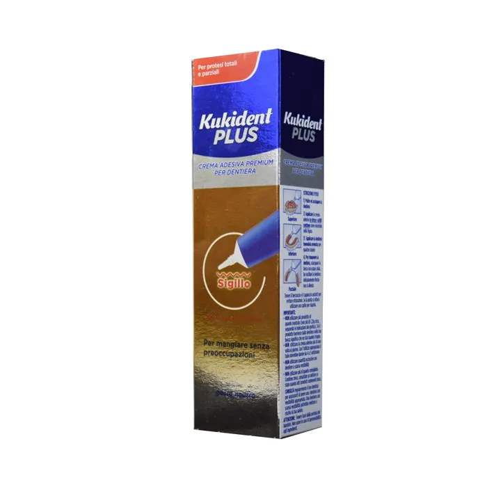 Kukident plus sigillo adesivo per dentiere tubo piccolo 40g