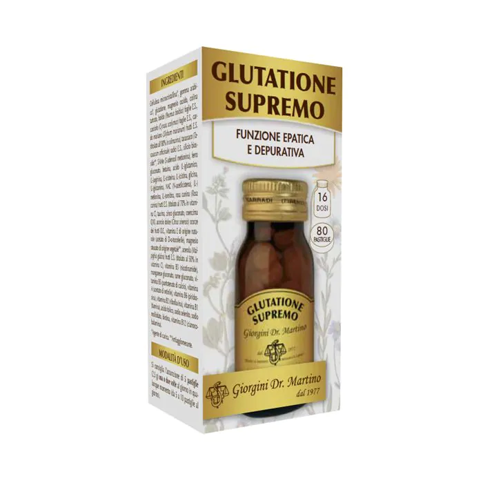 Glutatione supremo 80 past. Glutatione supremo 80 past.