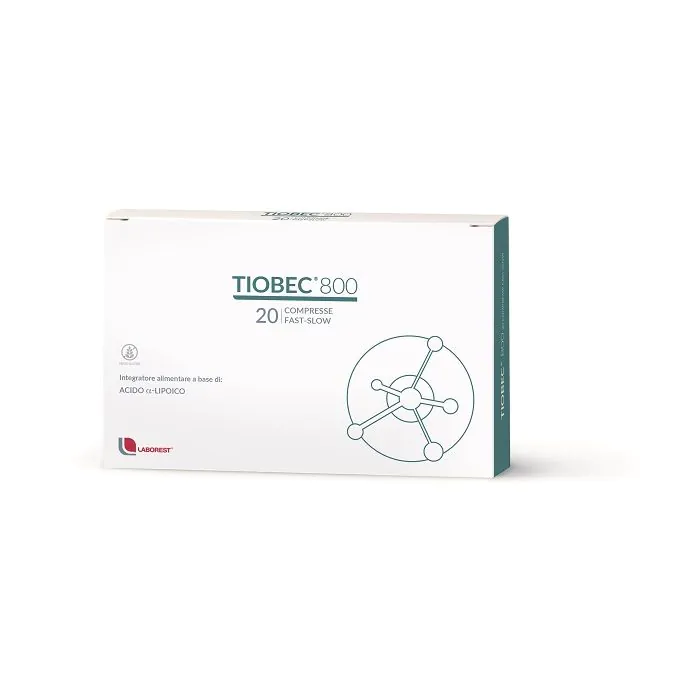 Tiobec 800 20 compresse fast-slow 32g Tiobec 800 20 compresse fast-slow 32g