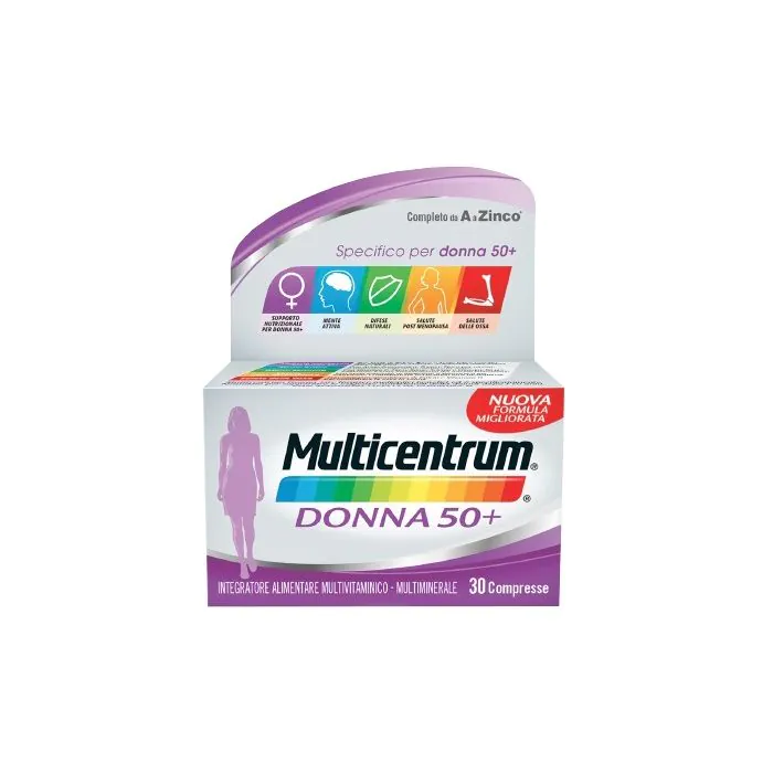 Multicentrum donna 50 + 30 compresse Multicentrum donna 50 + 30 compresse