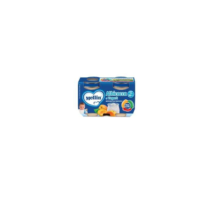 Mellin Merenda Yogurt Albicocca 2x120g Mellin Merenda Yogurt Albicocca 2x120g