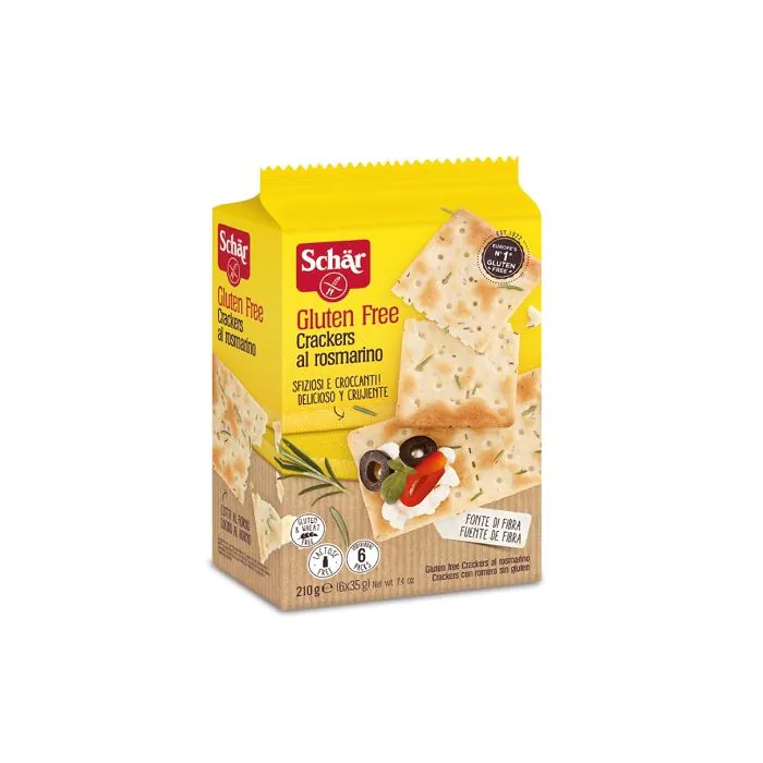 Schar crackers rosmarino 210g Schar crackers rosmarino 210g