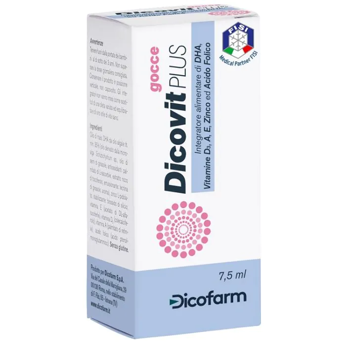 Dicovit Plus Gocce Integratore 7,5 ml Dicovit Plus Gocce Integratore 7,5 ml
