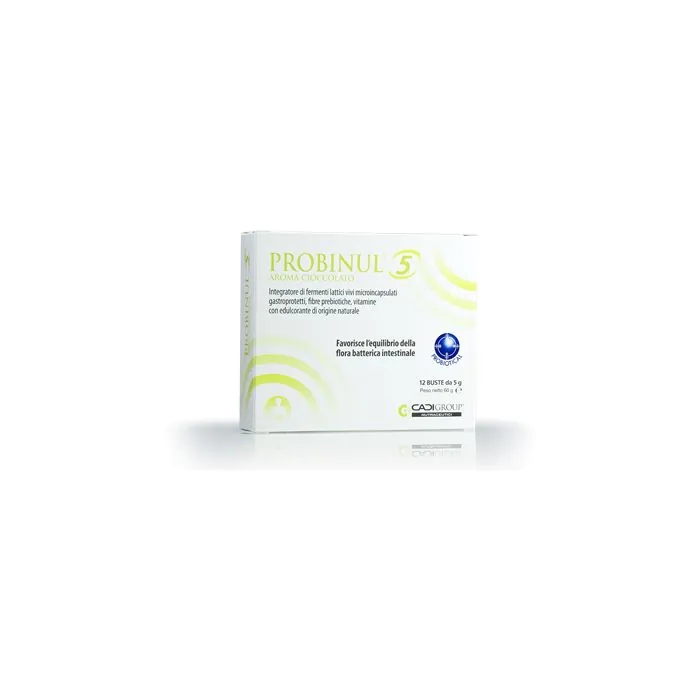 Probinul 5 integratore alimentare 12 bustine da 5 grammi Probinul 5 integratore alimentare 12 bustine da 5 grammi
