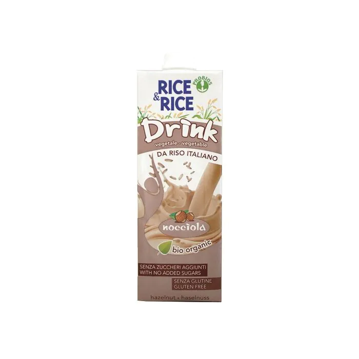 Rice&Rice Bevanda Di Riso Alla Nocciola Probios 1L