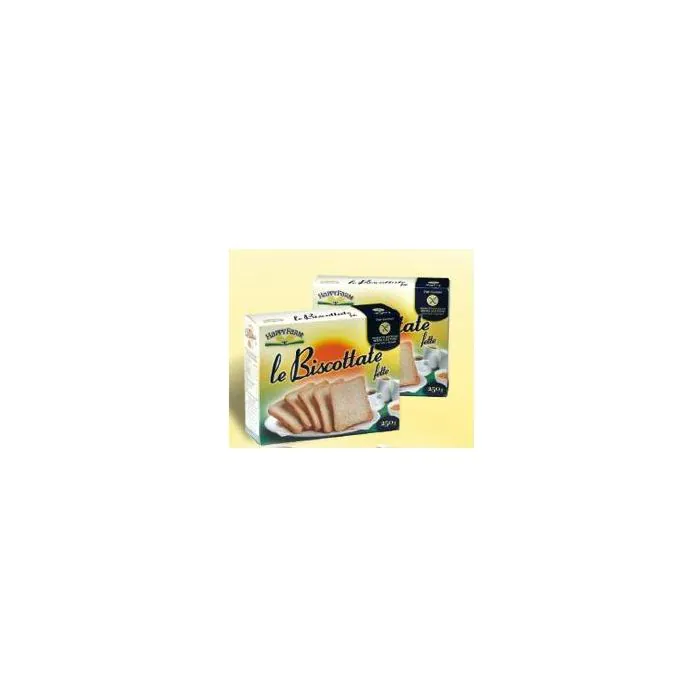 Happy Farm Fette Biscottate Senza Glutine 250 g Happy Farm Fette Biscottate Senza Glutine 250 g