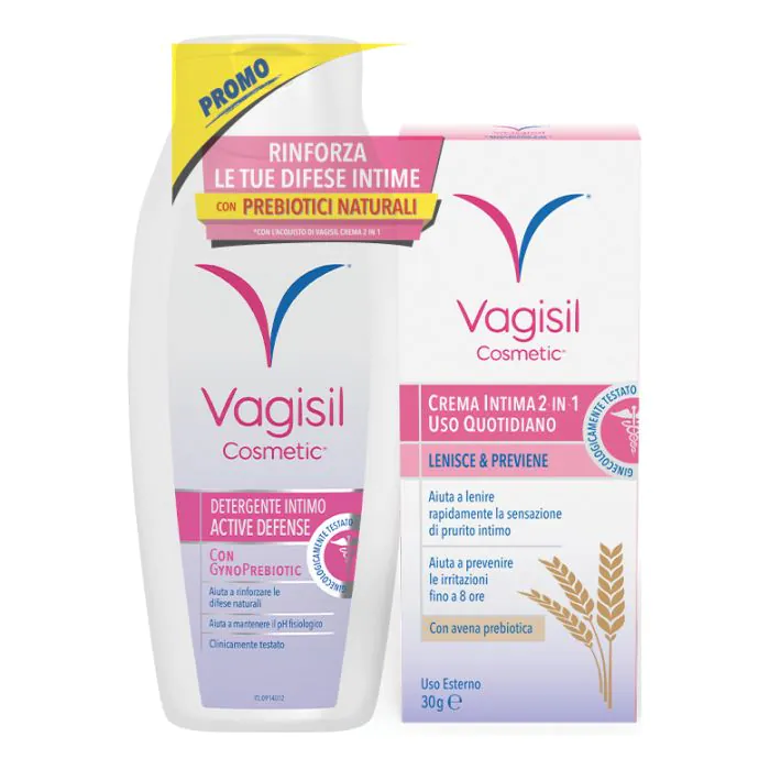 Vagisil Duo Defense Crema Intima 30 g + Detergente Intimo 250 ml Vagisil Duo Defense Crema Intima 30 g + Detergente Intimo 250 ml
