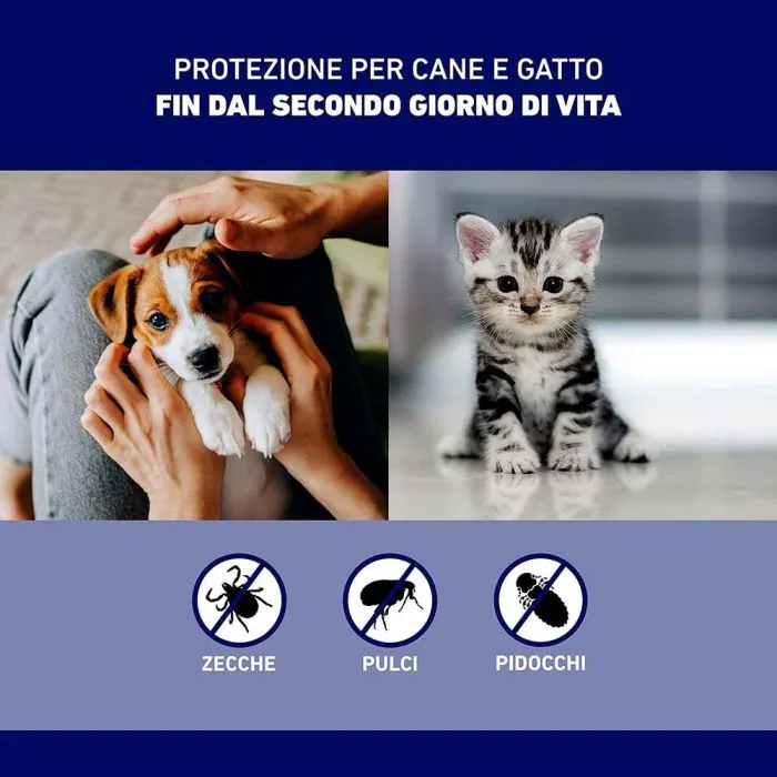 Frontline Spray 100ml, Protegge Cani, Gatti e Cuccioli dal Secondo Giorno di Vita Da Pulci, Zecche E Pidocchi