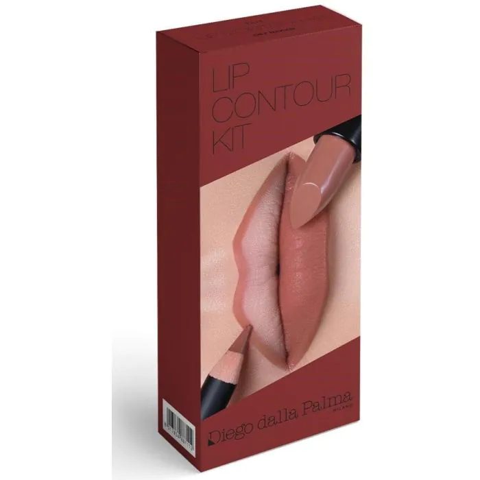 DIEGO DALLA PALMA - Lip Contour Kit - Rossetto Demi Matte + Matita Labbra N. 501 Get Naked