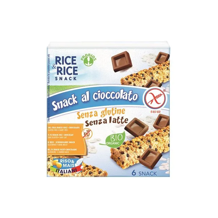 R & R Snack Riso Cioccolato 6x21g R & R Snack Riso Cioccolato 6x21g