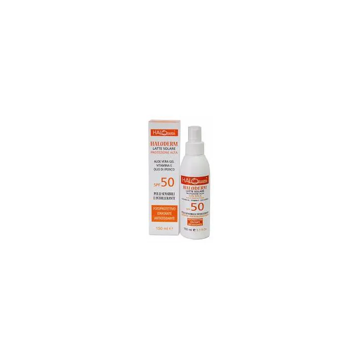 Halo Pharma Haloderm Latte Solare Spf50 Protezione Alta 150 Ml Halo Pharma Haloderm Latte Solare Spf50 Protezione Alta 150 Ml