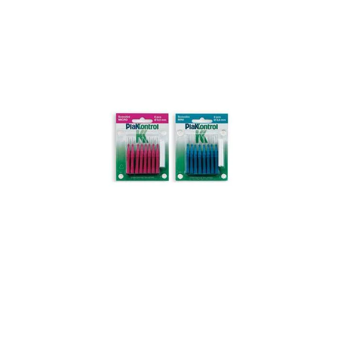 Plakkontrol Scovolini Manico Fisso 0,5 mm 8 Pezzi