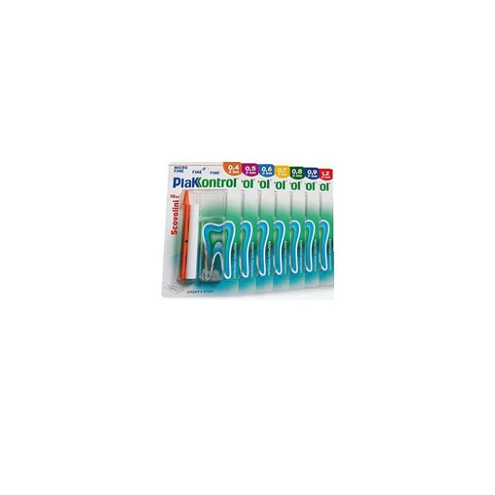 Plakkontrol Scovolini 0,6mm 10 Pezzi Plakkontrol Scovolini 0,6mm 10 Pezzi