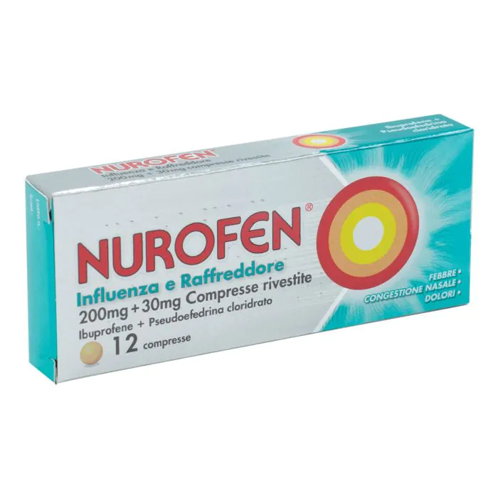 Nurofen Influenza Raffreddore Ibuprofene 12 Compresse Nurofen Influenza Raffreddore Ibuprofene 12 Compresse