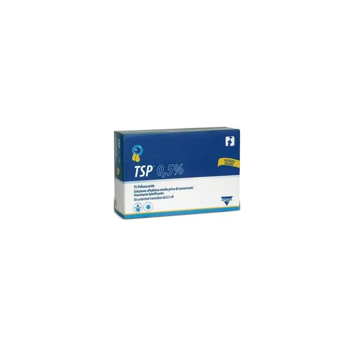 Tsp 0,5% Soluzione oftalmica 30 flaconcini 0,5 ml Tsp 0,5% Soluzione oftalmica 30 flaconcini 0,5 ml