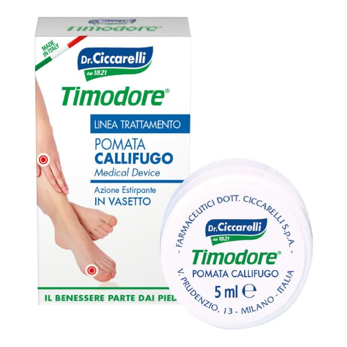 Timodore Callifugo Pomata Calli e Duroni Vasetto 5 ml Timodore Callifugo Pomata Calli e Duroni Vasetto 5 ml