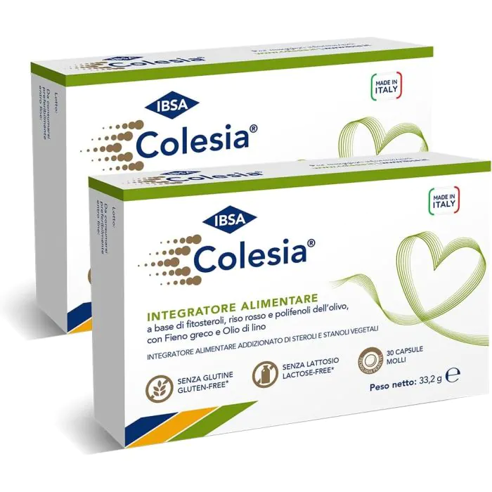 Colesia Soft Gel Integratore Per Trigliceridi e Colesterolo 30 Capsule Molli Bipack