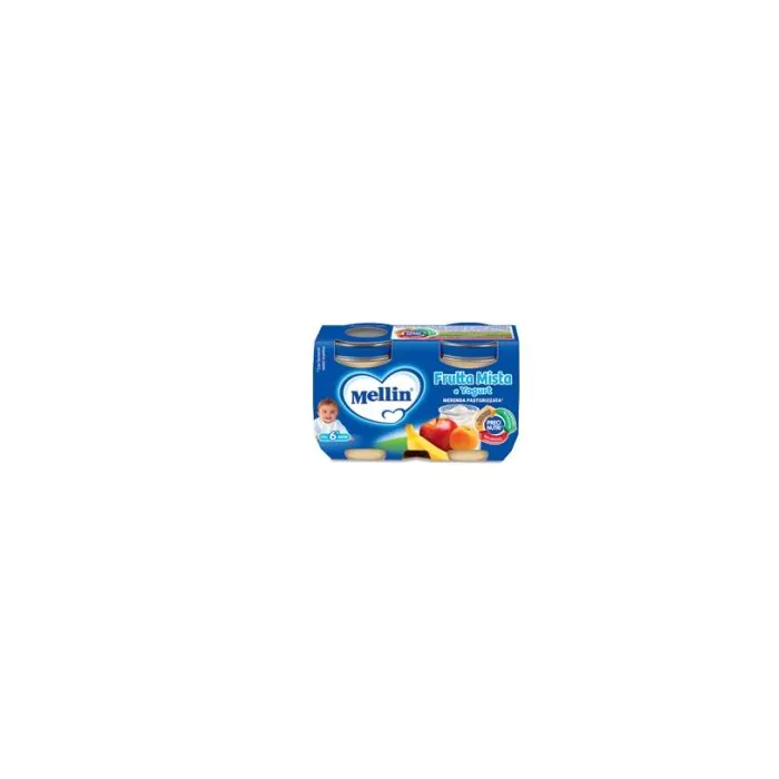 Mellin Merenda Yogurt Frutta Mista 2x120g Mellin Merenda Yogurt Frutta Mista 2x120g