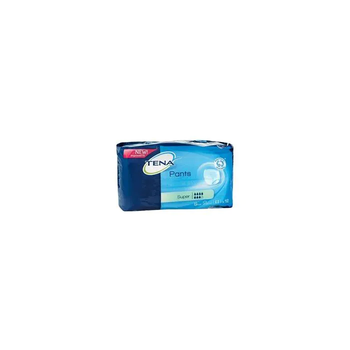 Tena pants super mutandina assorbente taglia s 12 pezzi Tena pants super mutandina assorbente taglia s 12 pezzi