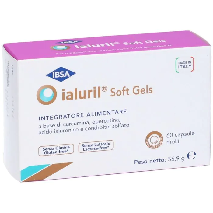 Ialuril Soft Gels Integratore Contro La Cistite 60 Capsule Molli Ialuril Soft Gels Integratore Contro La Cistite 60 Capsule Molli