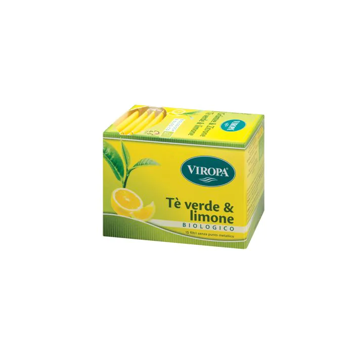 Viropa te' verde limone bio 15 filtri Viropa te' verde limone bio 15 filtri