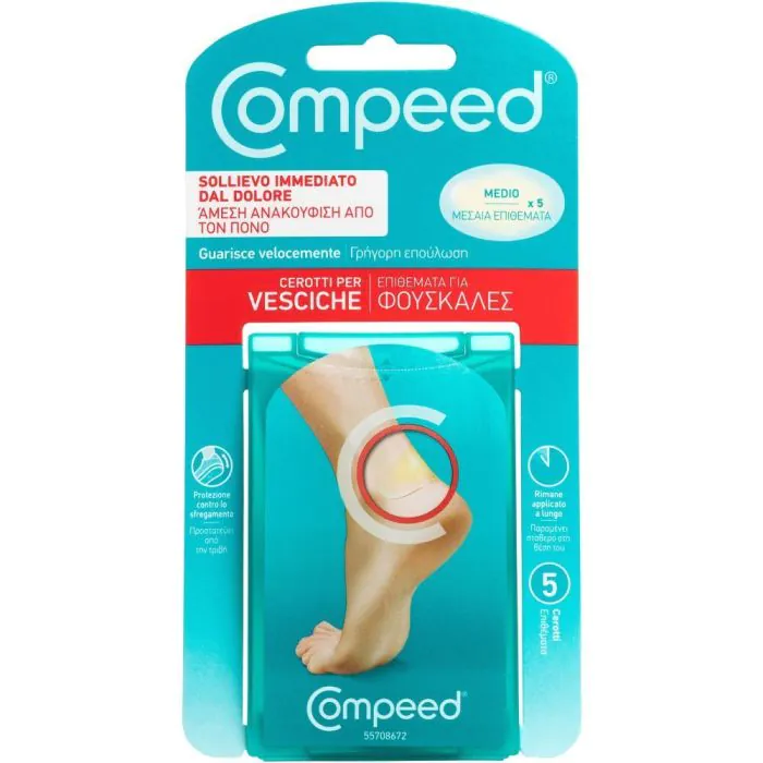 Compeed Cerotti Per Vesciche Medio 5 Pezzi