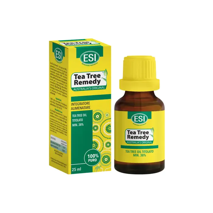 Esi Tea Tree Remedy Oil Olio Essenziale Puro di Tea Tree Integratore 25 ml Esi Tea Tree Remedy Oil Olio Essenziale Puro di Tea Tree Integratore 25 ml