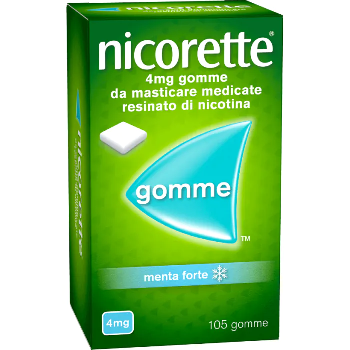 Nicorette Gomme 4 Mg Nicotina Menta 105 Gomme Masticabili Nicorette Gomme 4 Mg Nicotina Menta 105 Gomme Masticabili