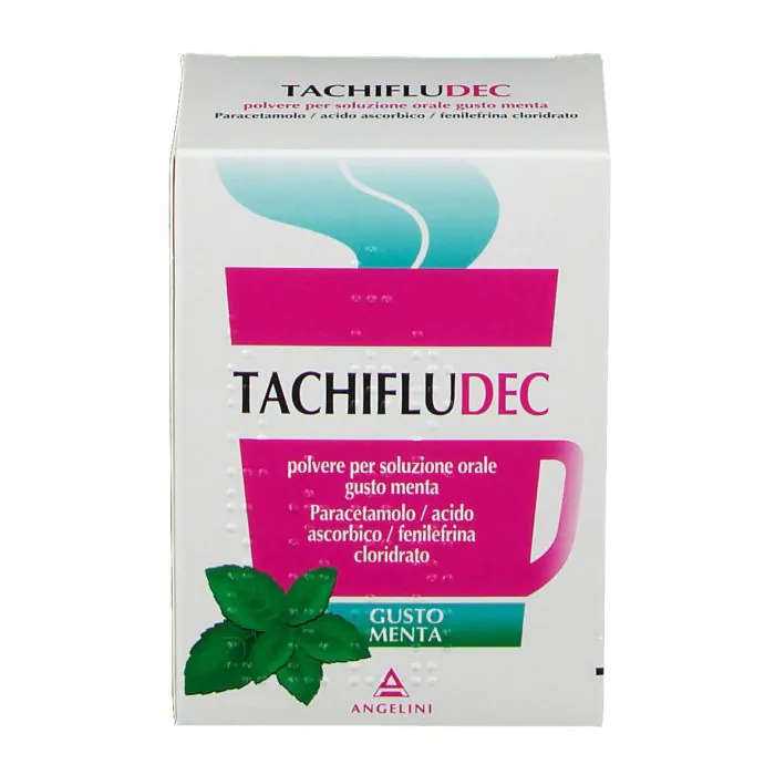 Tachifludec Menta Polvere per Soluzione Orale 10 Bustine
