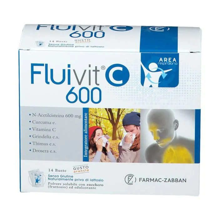 Fluivit C 600 Integratore 14 Bustine