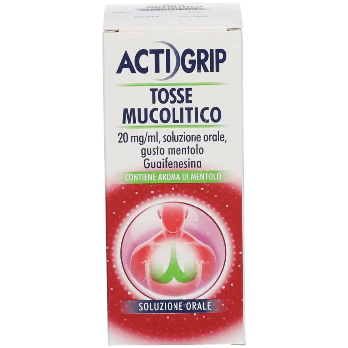 Actigrip Tosse Mucolitico Guaifenesina Flacone 150 ml