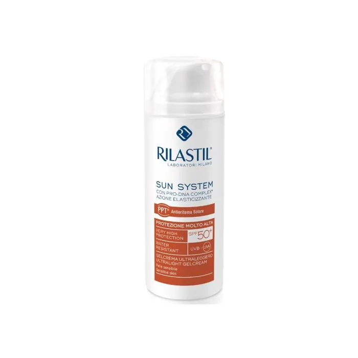 Rilastil sun system spf 50+ gelcrema ultraleggero Rilastil sun system spf 50+ gelcrema ultraleggero