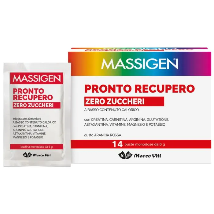 Massigen Pronto Recupero Zero Zuccheri 14 Bustine Massigen Pronto Recupero Zero Zuccheri 14 Bustine